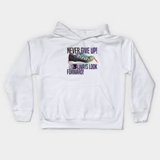 Never give up! T-shirt for Runners Kids Hoodie